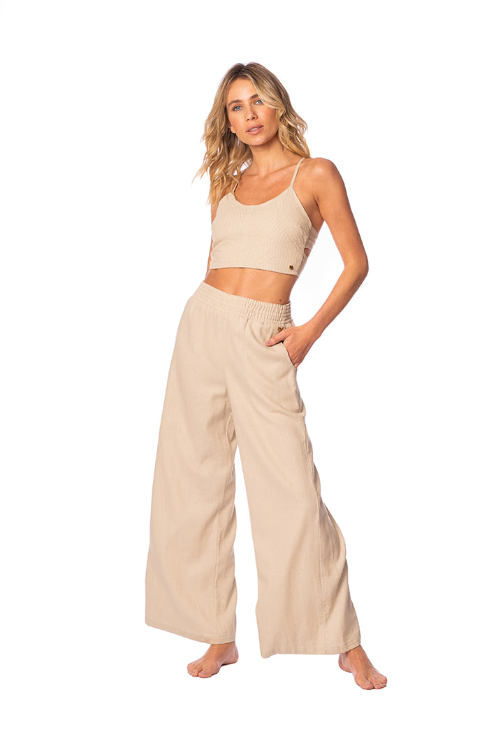 SOLID JUNGALOW NAIA CROP TOP 9172