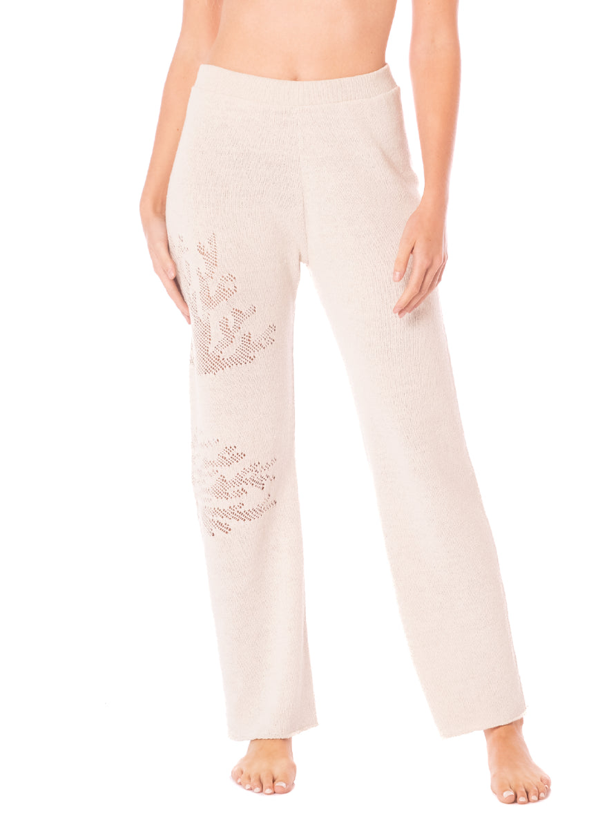 ROPA DE PLAYA PANTALON CON ELASTICO EN CINTURA TEJIDO FILIPPA 9357