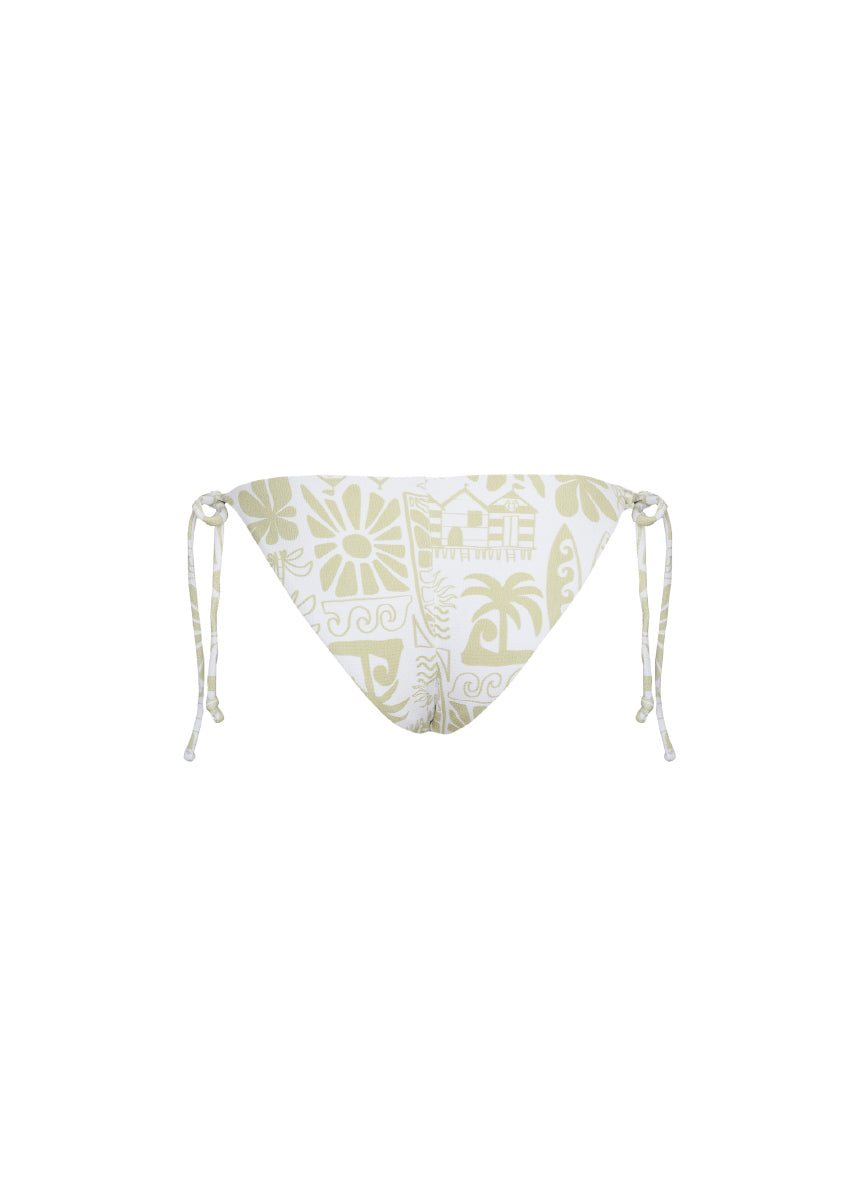 VESTIDO DE BAÑO BIKINI PANTY DE AMARRES KAI 93944