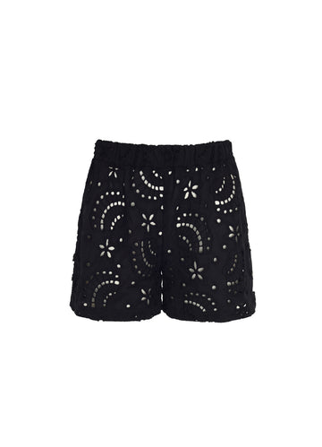 ROPA DE PLAYA SHORT CORTO CINTURA ALTA FLORA 9428