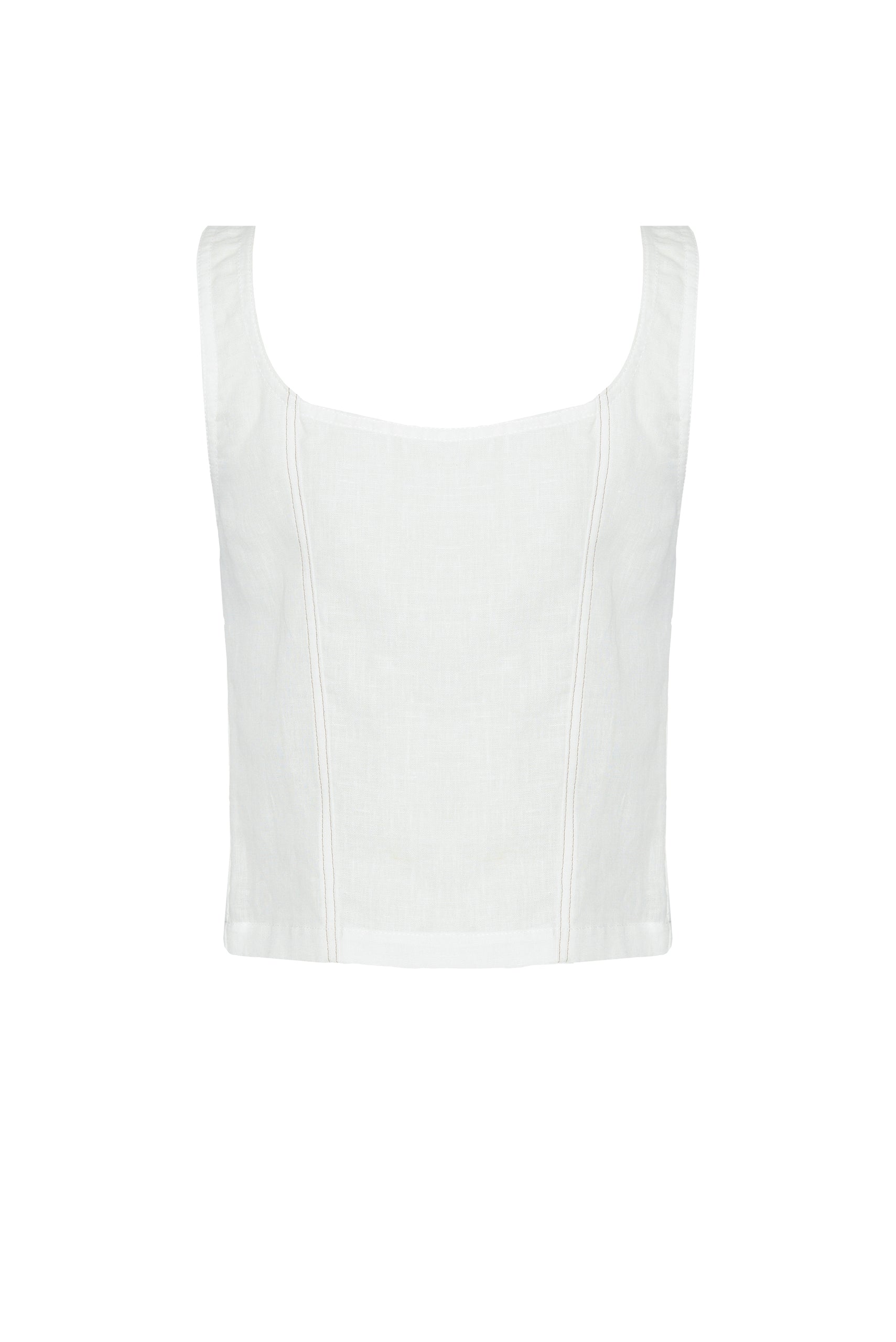 ROPA DE PLAYA CHALECO BORDADO CON AMARRES DOLLY 9432