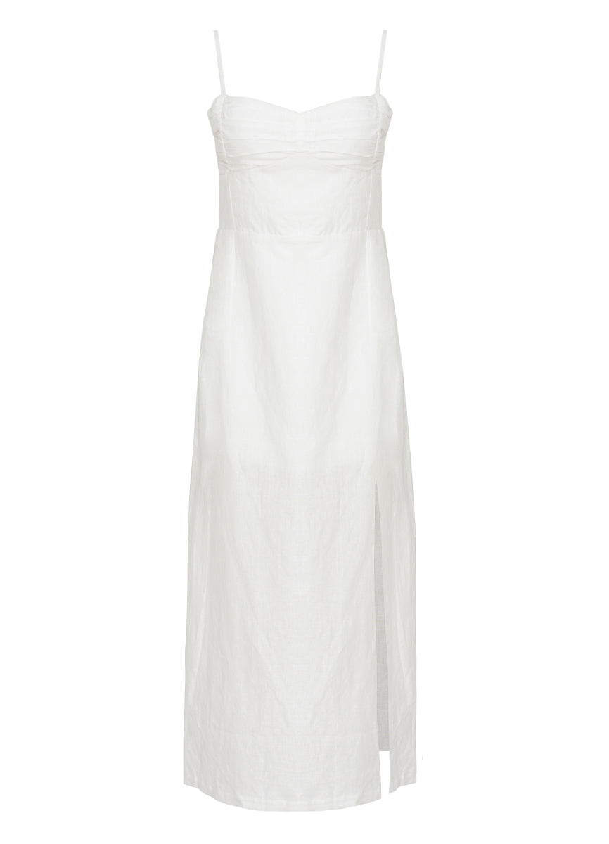ROPA DE PLAYA VESTIDO MEDIO LARGO MEDIO AJUSTABLE ODETTE 9434