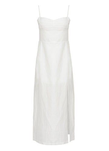 ROPA DE PLAYA VESTIDO MEDIO LARGO MEDIO AJUSTABLE ODETTE 9434