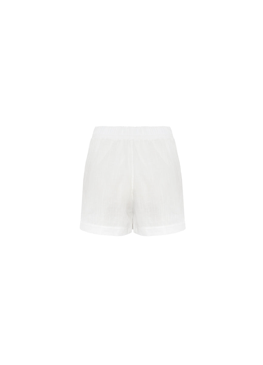 ROPA DE PLAYA SHORT CORTO EN LINO CUARZO 9461