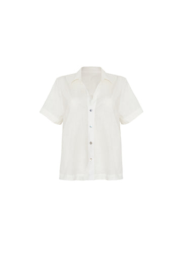 ROPA DE PLAYA CAMISA BLUSA MANGA CORTA AMATISTA 9463