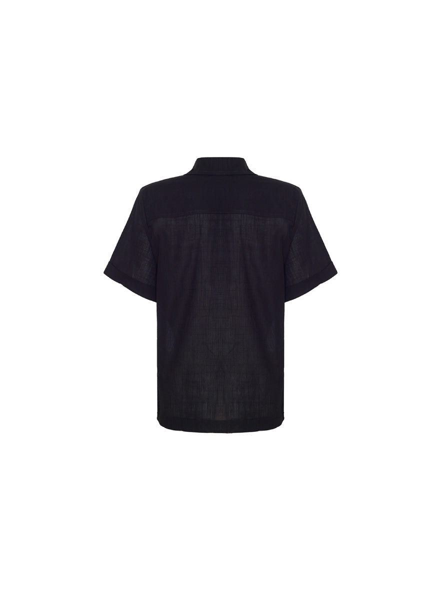 ROPA DE PLAYA CAMISA BLUSA MANGA CORTA AMATISTA 9464