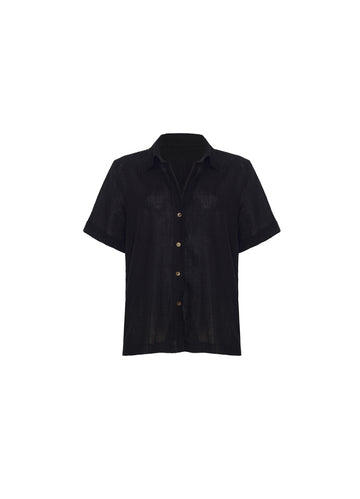 ROPA DE PLAYA CAMISA BLUSA MANGA CORTA AMATISTA 9464