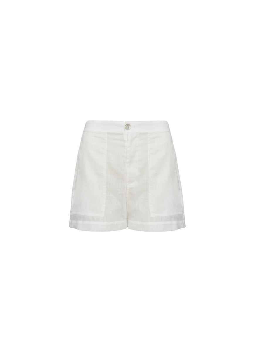 ROPA DE PLAYA SHORT CORTO EN LINO JADE 9465