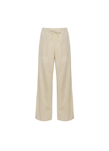 ROPA DE PLAYA PANTALON CORTE ANCHO EN LINO AGATHA 9468
