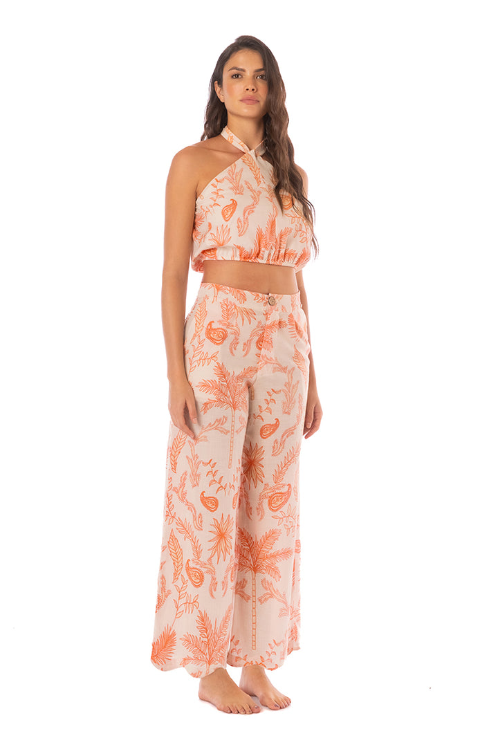 PRINT PALMERAL SOFIA CROP TOP 9285