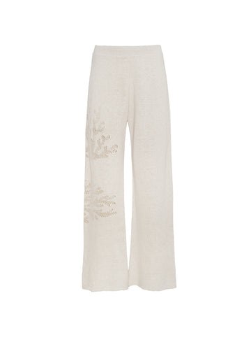 ROPA DE PLAYA PANTALON CON ELASTICO EN CINTURA TEJIDO FILIPPA 9357