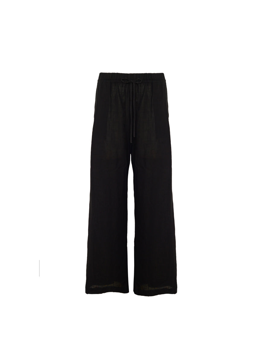 ROPA DE PLAYA PANTALON CORTE ANCHO EN LINO AGATHA 9469