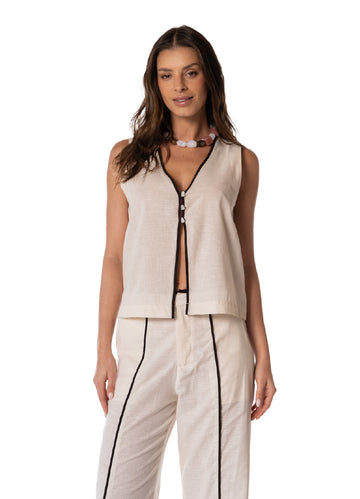 BLUSH COAST EDEN VEST    9658