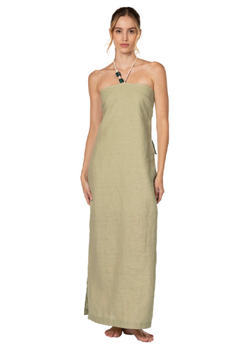 GREEN DREAMS ANKARA DRESS          9751