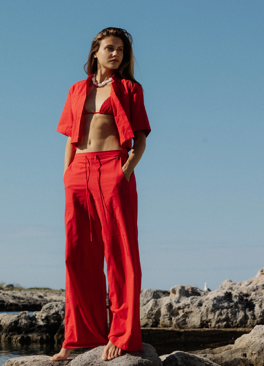 CRIMSON HEAT KATYA SHIRT   9518