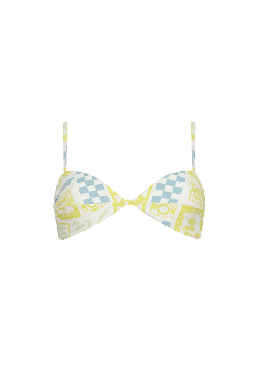 VESTIDO DE BAÑO BIKINI TOP TRIANGULO PRAIA 94136